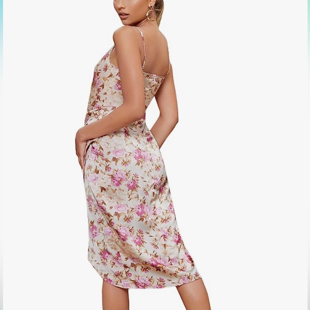 Floral Slip Dress - Picture 3 of 5